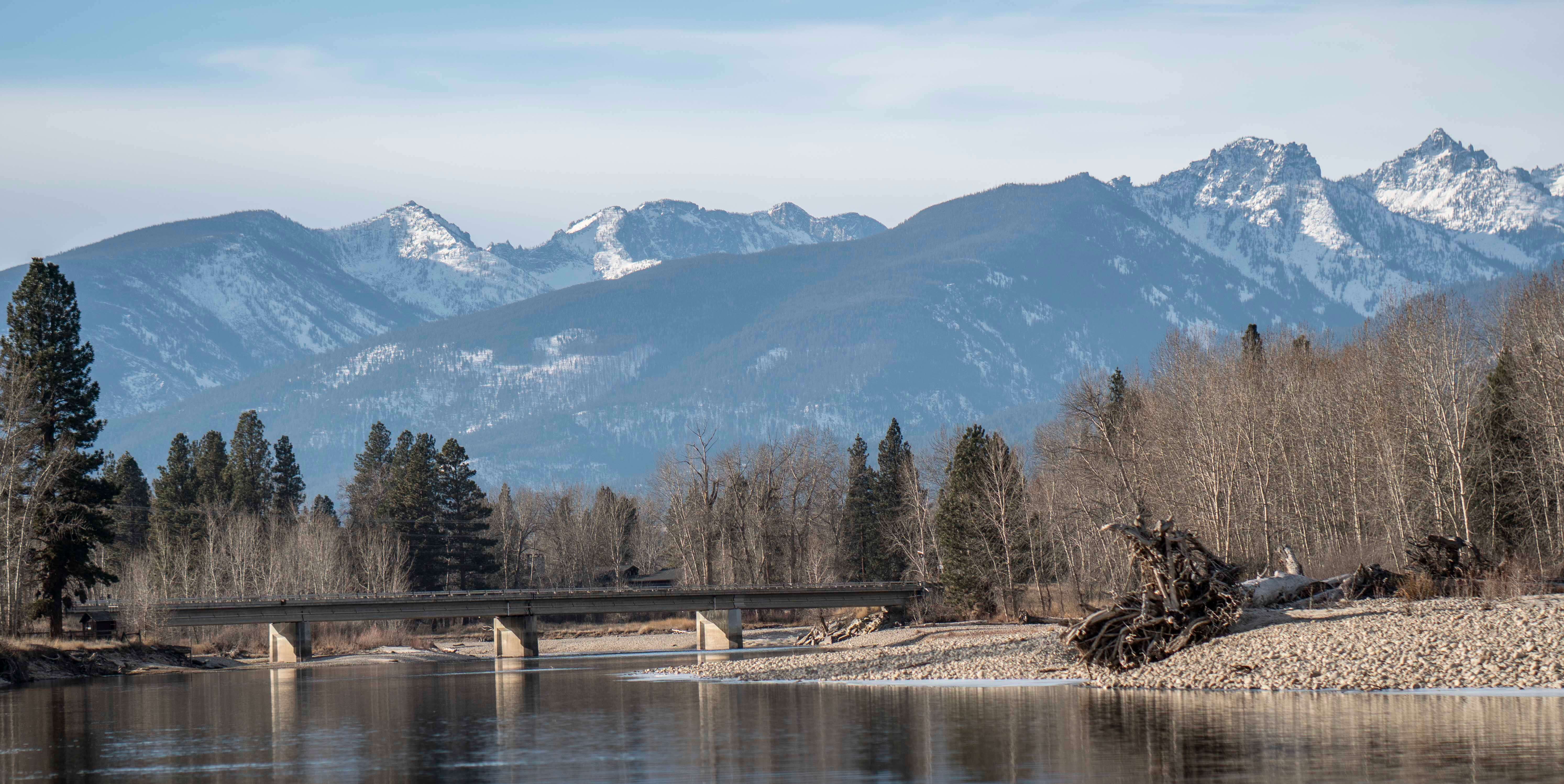 Bridge on Bitterroot River 2018 December