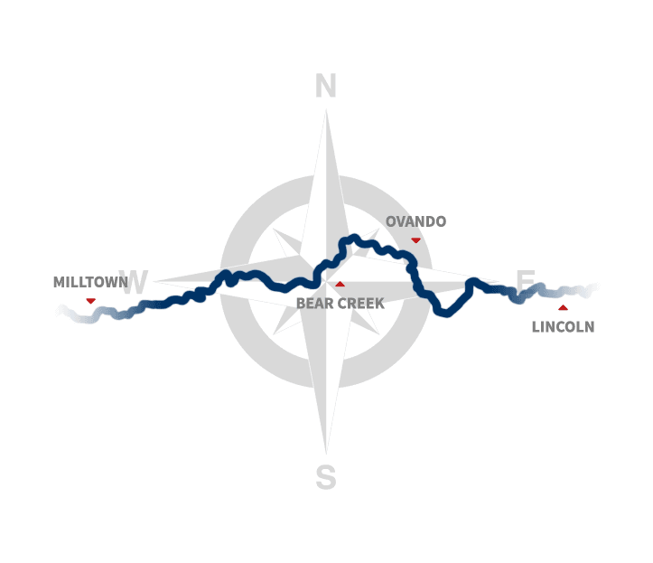 Blackfoot River map.