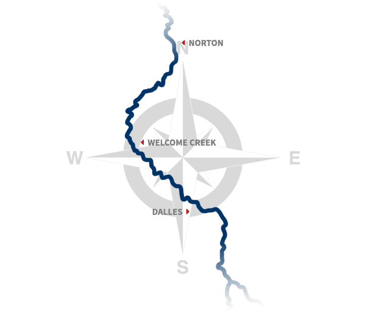 Rock Creek map.